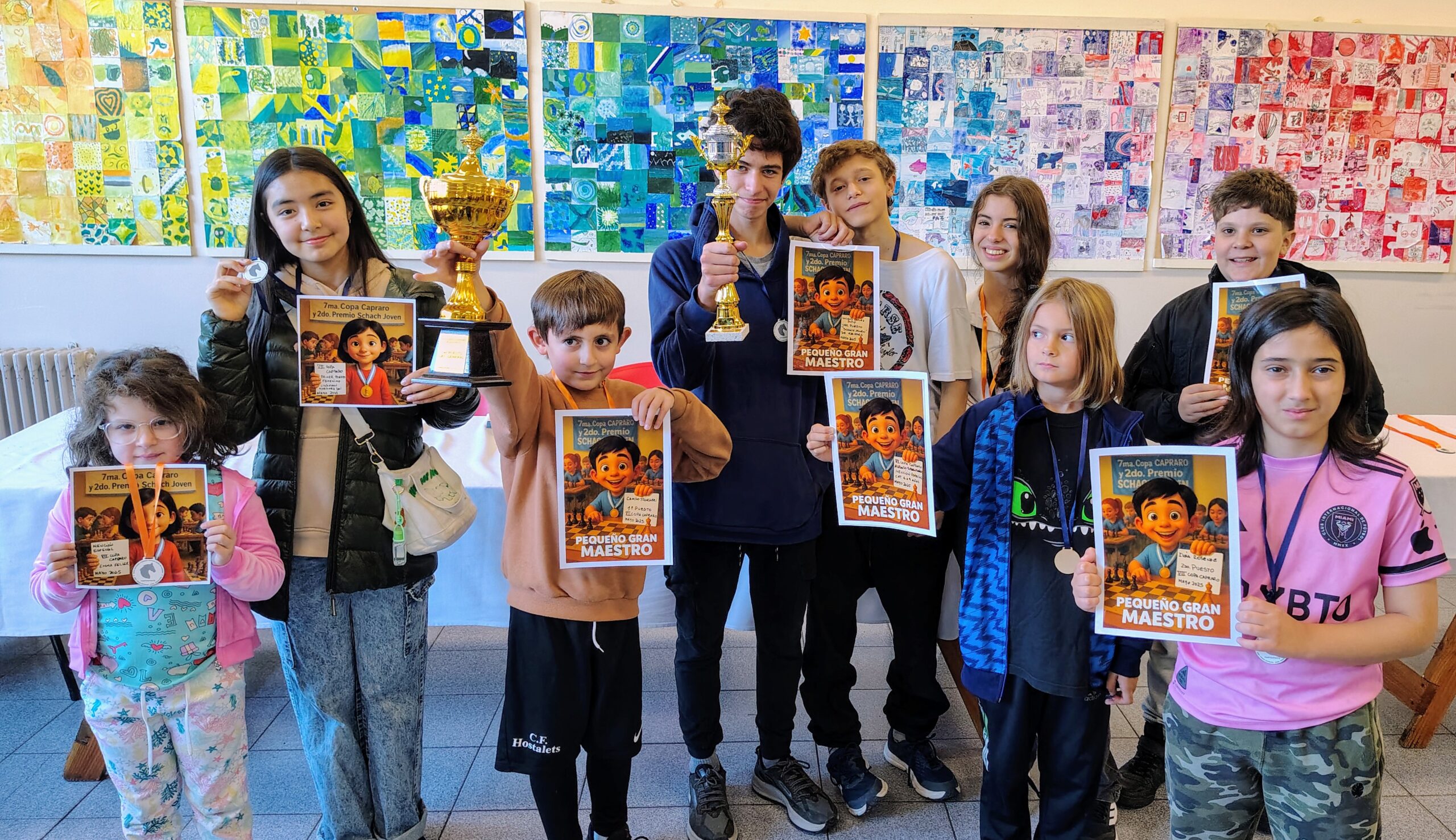 La Copa Capraro y el Premio Schach Joven volvieron a convocar a jóvenes talentos del ajedrez